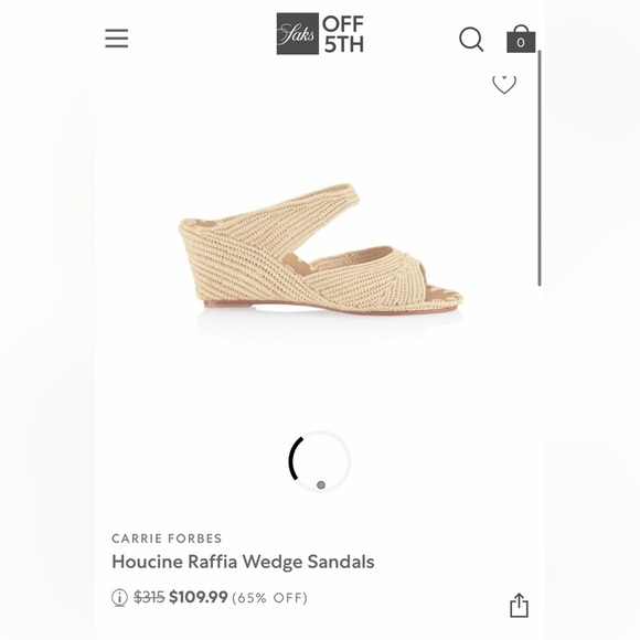 Carrie Forbes Houcine Raffia Wedges - Picture 7 of 7